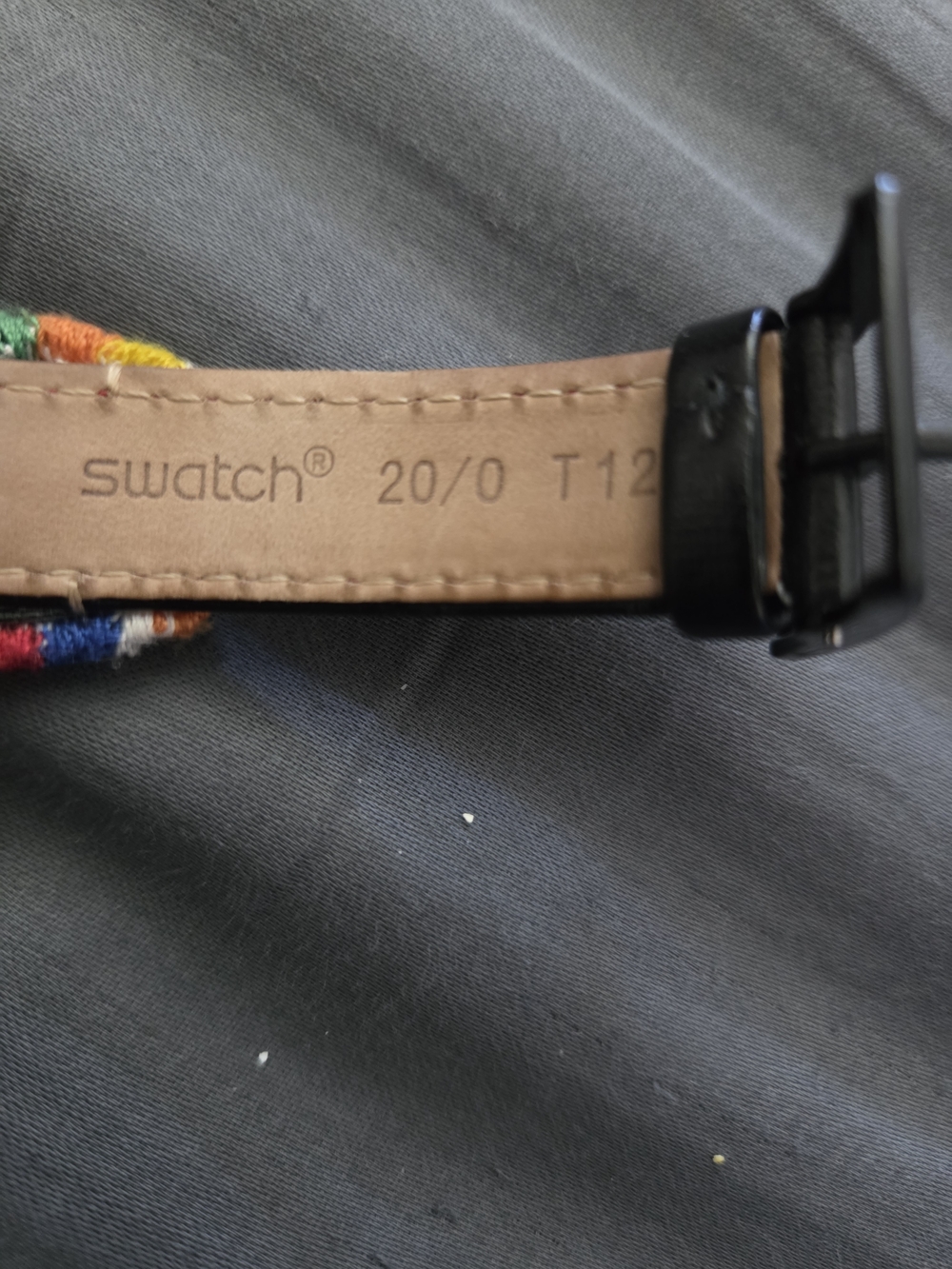 Rare Swatch Die Glocke (The Bell) Quartz Cow/Bell Embroided Flower Watch. - Picture 9 of 9